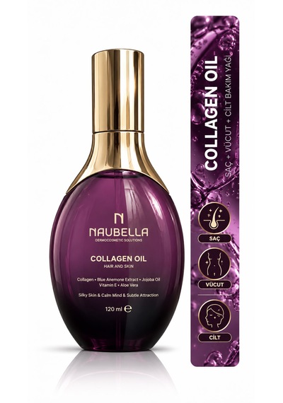 Collagen Oil Içerikli Saç Vücut Ve Yüz Bakım 120 Ml