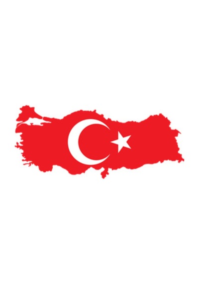 Ay Yıldız Türkiye Haritası Sticker 12 6 Cm
