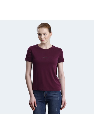 Slazenger PAYTONS Kadın  Mürdüm Tişört
