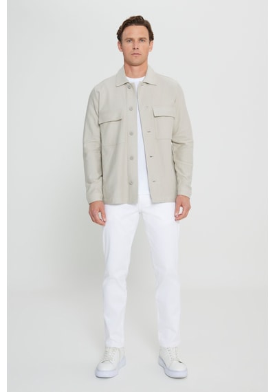 AC&Co / Altınyıldız Classics Erkek Bej Standart Fit Normal Kesim Gömlek Yaka %100 Pamuk Mont Bej AC&Co / Altınyıldız Classics Erkek Bej Standart Fit Normal Kesim Gömlek Yaka %100 Pamuk Mont Bej