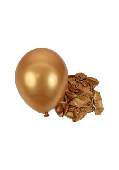 Krom Balon Parti Organizasyon Balonu 12 İnç Düğün Doğum Günü Dekorasyon 20 Adet Bakır