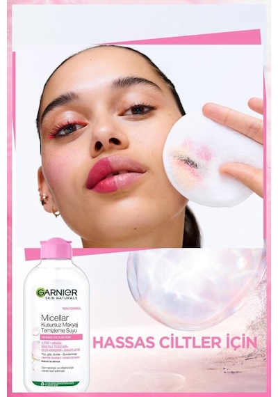 Garnier Saf & Temiz Nemlendiren Temizleyici 250 ML + Micellar Makyaj Temizleme Suyu 200 ML