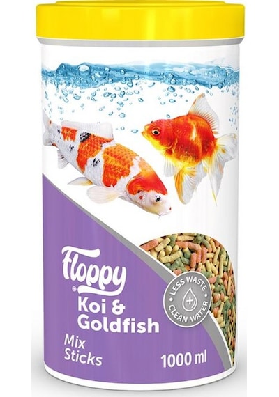 Floppy Koi Goldfish Mix Stick Japon Balık Yemi 1 L