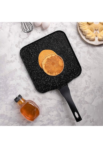 Eda Granit Kare Döküm Krep Tava 26 Cm Krep Tavası