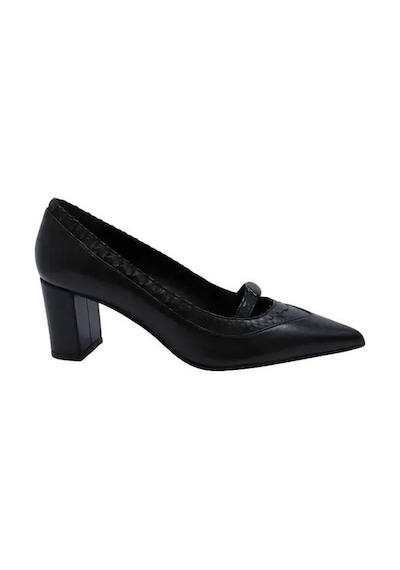 Poletto Hakiki Yılan/hakiki Deri Sıyah Ayakkabı Stiletto 9841 86 Yln-1338 Siyah