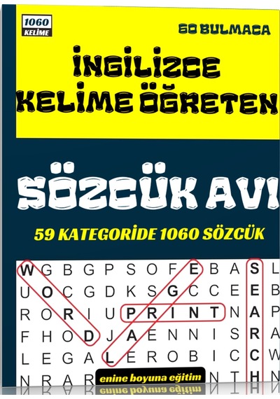 İngilizce Kelime Öğreten Sözcük Avı Kitabı