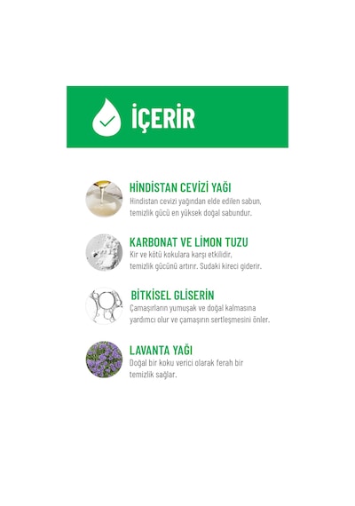 Siveno %100 Doğal Çamaşır Sabunu Lavanta Yağlı Kendinden Yumuşatıcılı Bitkisel Deterjan Vegan 1000ml 1 L