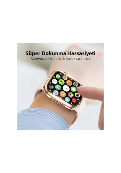 Dux Ducis Samo Series Watch 45mm İçin Soft Tpu Full Koruma Ultra İnce Silikon Kıl - Hs08378638-6 Rose Gold