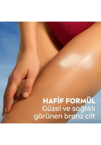 Nıvea Sun Spf50 Koruma Ve Bronzluk Güneş Spreyi 200ml, Doğal Bronzluk, Suya Dayanıklı,melanin