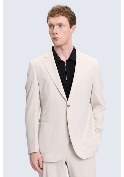 Hatemoğlu Taş Slim Fit Mono Yaka Casual Takım Elbise
