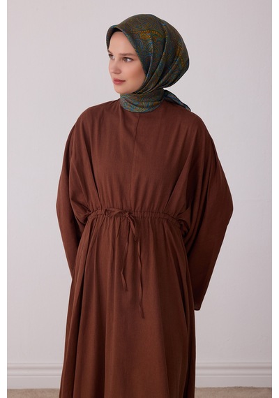 Belli Etnik Desen %100 Twill İpek Eşarp Be04 Mavi-Yeşil