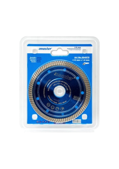 Master 504970 Flanşlı 115 Mm İnce Hassas Mermer Granit Fayans Kesme