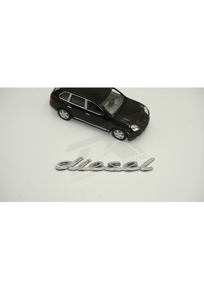 Porsche Diesel Krom Abs 3M 3D Çamurluk Yanı Yazı Logo Ürü