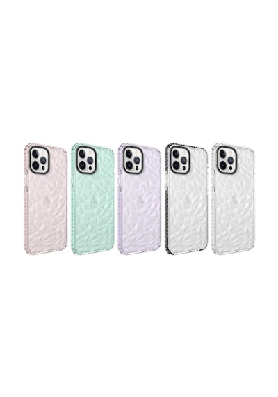 Apple Uyumlu iPhone 12 Pro Max Kılıf Zore Buzz Kapak Mor