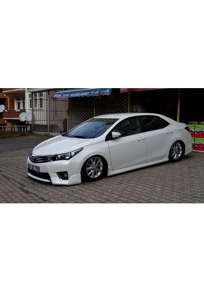 Toyota Corolla Marşpiyel Seti, Boyasız, Abs Plastik, 2013+