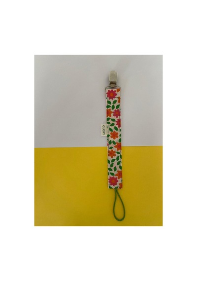 3lü Set Emzik Askısı Fiyonk Desen Kahverengi Çiçek Desen