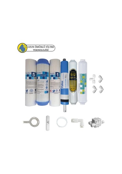 Purefer Açık Kasa Çift Sedimentli Sertifikalı 6li Pallas Mebran B12 Alkalili