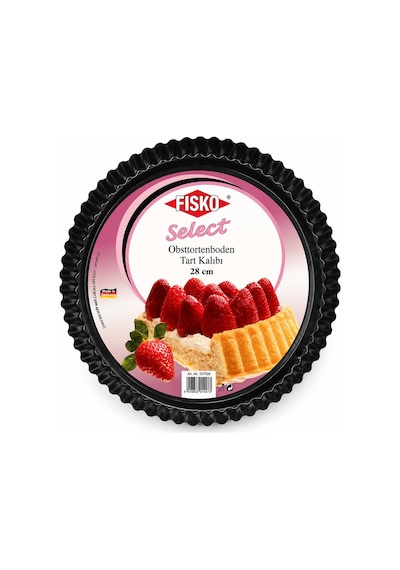 Fisko Tart Kalıbı 28 Cm Siyah