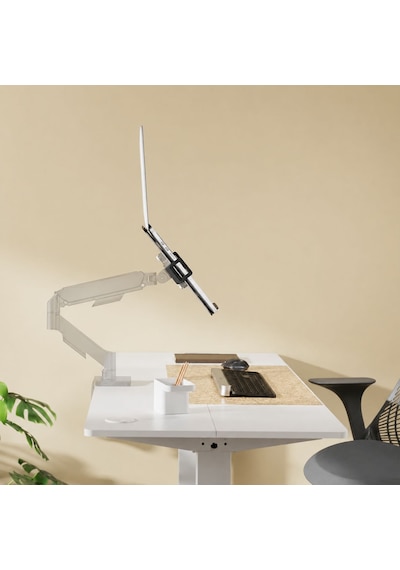 14-17.3" Laptop Tutucu Stand Vesa Uyumlu Monitör Kolu Aparatı Siyah