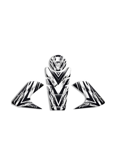 Motosıklet Kaplama Bajaj Pulsar F250 Tank Pad Set 2022/2024 Uyumlu 04