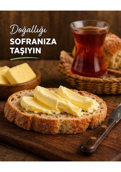 Blacksea Organics Rize Köy Tereyağı 1 Kg Doğal Yayık Tereyağı Katkısız