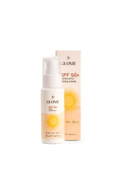 Gloxie Aydınlatıcı ve Nemlendirici Güneş Kremi SPF50+ 50 ML