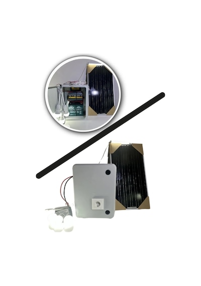 Taşınabilir Solar Güneş Enerjili Tv-3 Lamba Ve Usb Cep Telefonu Şarj Sistemi