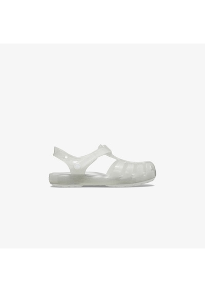 Crocs Isabella Glitter T Bebek Gri Sandalet Düz 208444 Gri
