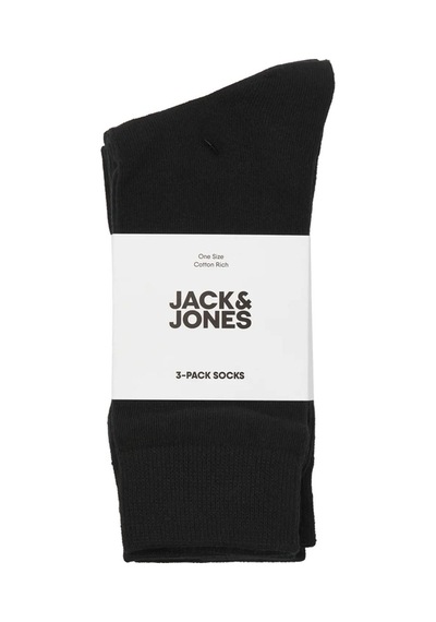 Jack & Jones Jacrafael 3'lü Erkek Çorap Siyah