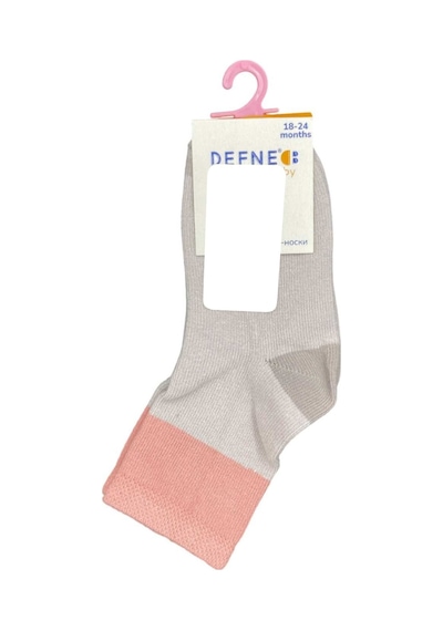 Defne Baby Bebek Çorabı K006-24 Açık Gri