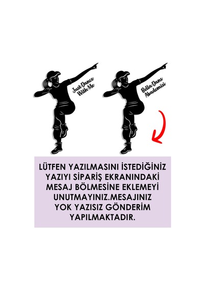 Led Işıklı Dans Temalı Tablo Emma Dekoratif Gece Lambası Çok Renkli - 737251119 Çok Renkli