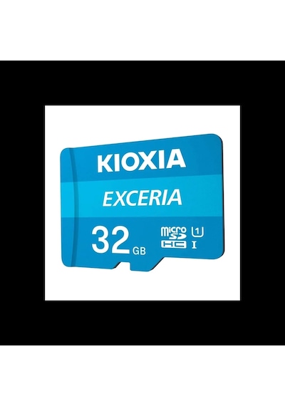 Kıoxıa 32gb Exceria, Lmex1l032gg2, Uhs-1, Cl10, 100mb/s, Microsd Kart Bellek Sd Adaptörlü