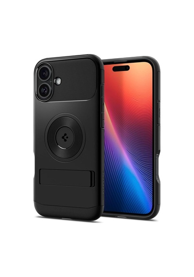 İphone 16 Plus İle Uyumlu Magsafe Kılıf Slim Armor Mag Fit Black - Acs08098