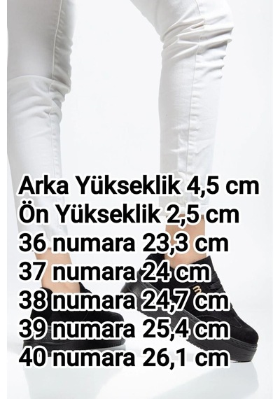 Bahrina Kadın Beyaz Cilt Kalın Taban Tokalı Sneaker Siyah