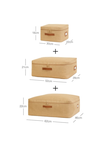 Ocean Home Textile 3'lü Jüt Hurç Set