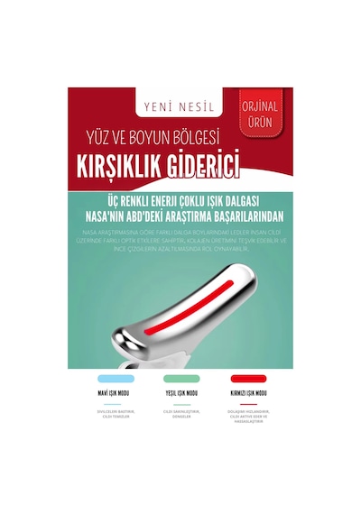 Yüz Ve Boyun Kırşıklık Giderici Ems Güzellik Cihazı Gıdık Sarkma Kırışıklık 3 Modlu