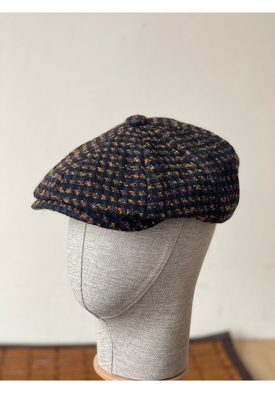 Aida Jewelss Kışlık Özel Kumaş Yünlü Peaky Blinders Model Dökümlü Unisex Yünlü Kasket Şapka Kahverengi