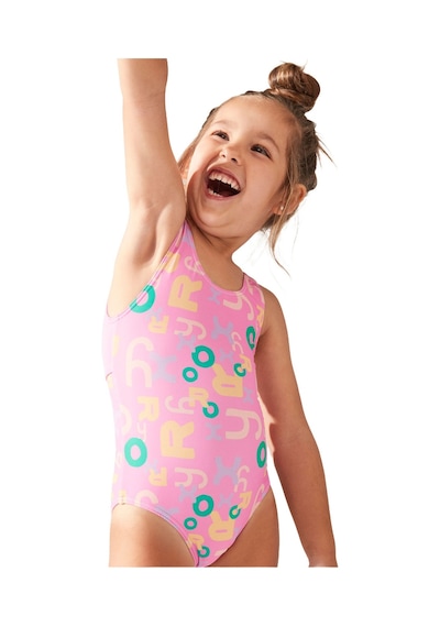 Roxy Funny Bambino One Piece Çocuk Mayo Pembe