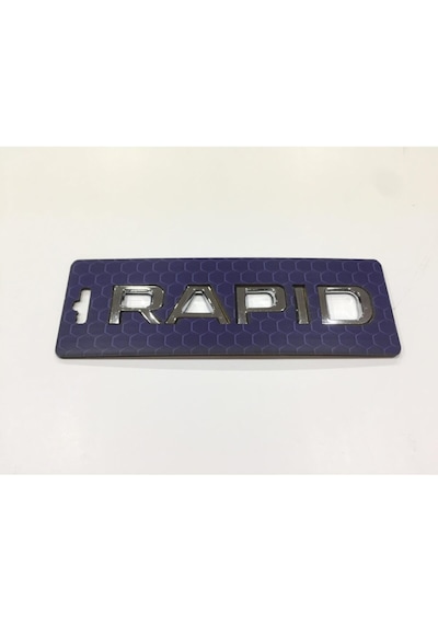 Skoda Rapıd Arka Bagaj Yazısı