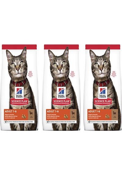 Hill's Science Plan Kuzu Etli Yetişkin Kedi Maması 3 x 3 KG