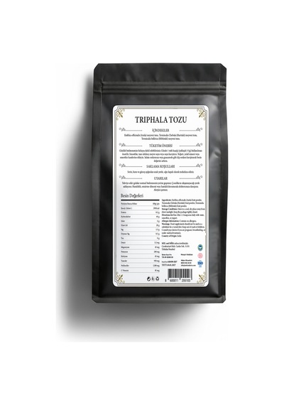 Triphala Tozu 100g Organik Vegan Katkısız Ayurveda Bitkisel Karışım - Triphala Powder
