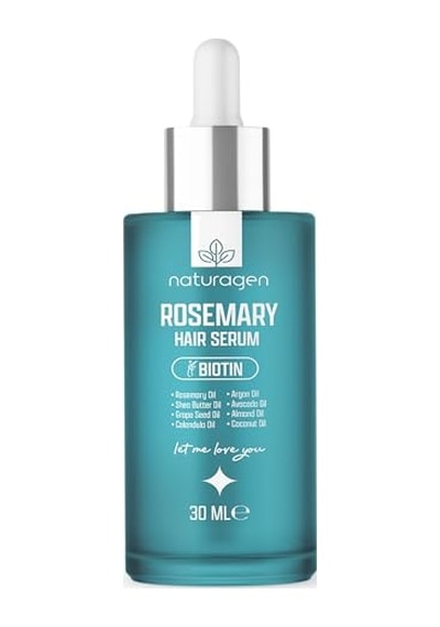 Rosemary Hair Serum Biberiye Saç Serumu 30 Ml Yıpranmış Saçlar Biotin + 7 Farklı Yağ Kompleksi