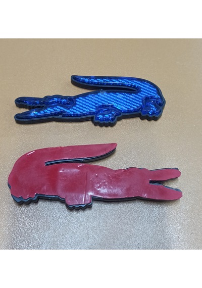 Timsah Şekilli Mavi Renk Reflektör Yapışkanlı 2 Adet Plastik