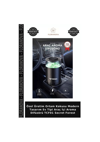 Özel Üretim Ortam Kokusu Modern Tasarım Ev Tipi Araç İçi Aroma Difüzörü Tcf01 Secret Forest