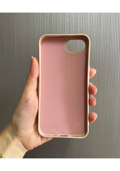 Apple Uyumlu iPhone 16e Logolu İçi Kadife Silikon Lansman Kılıf