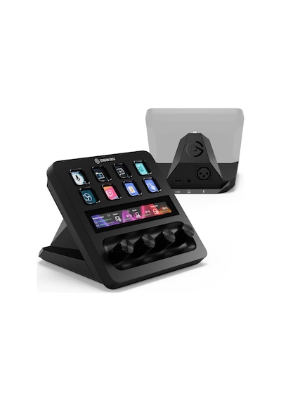 Elgato Stream Deck + Xlr Ses Mikseri Ve Denetleyici, Arka Xlr'den Usb'ye Mikrofon Arayüzü, Podcasting, Yayın, İç