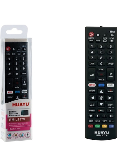 Ayt Huayu Rm-l1379 Lg 3d Netflix Amazon Smart Tuşlu Lcd Led Tv Kumanda Lg Tüm Modellere Uyumlu Kumanda