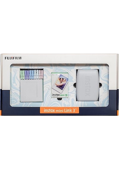 Instax Mini Link 3 C Bundle Box Anlık Fotoğraf Yazıcısı Beyaz