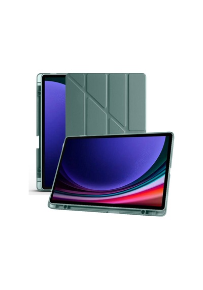 Samsung Galaxy Uyumlu Tab S6 Lite 2024 P620 10.4 İnç Katlanabilir Kalemlikli Standlı Akıllı Kılıf Kapaklı Kılıf