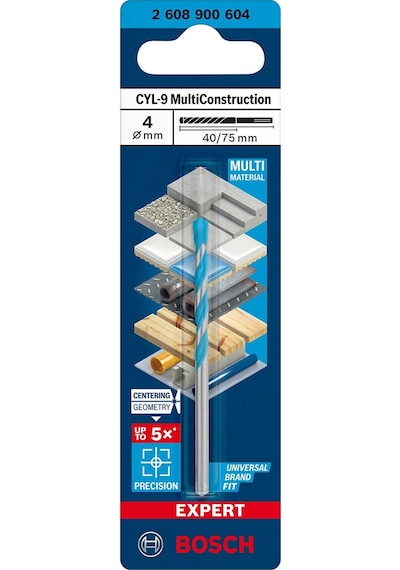 Bosch Expert Cyl-9 Multiconstruction Delme Ucu 4x40x75 Mm  - 2608900604